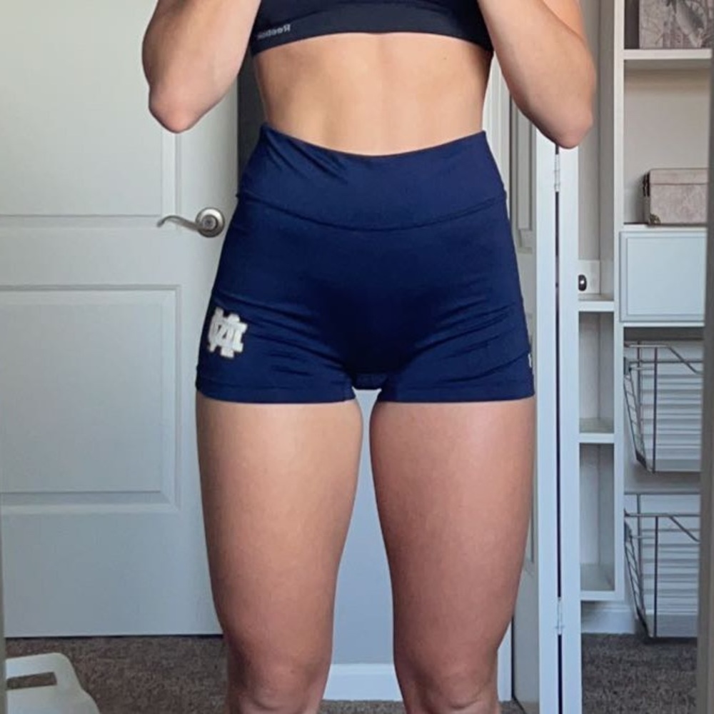 Notre Dame Spandex - Volleyball - Gym - Athletic Shorts - high waisted